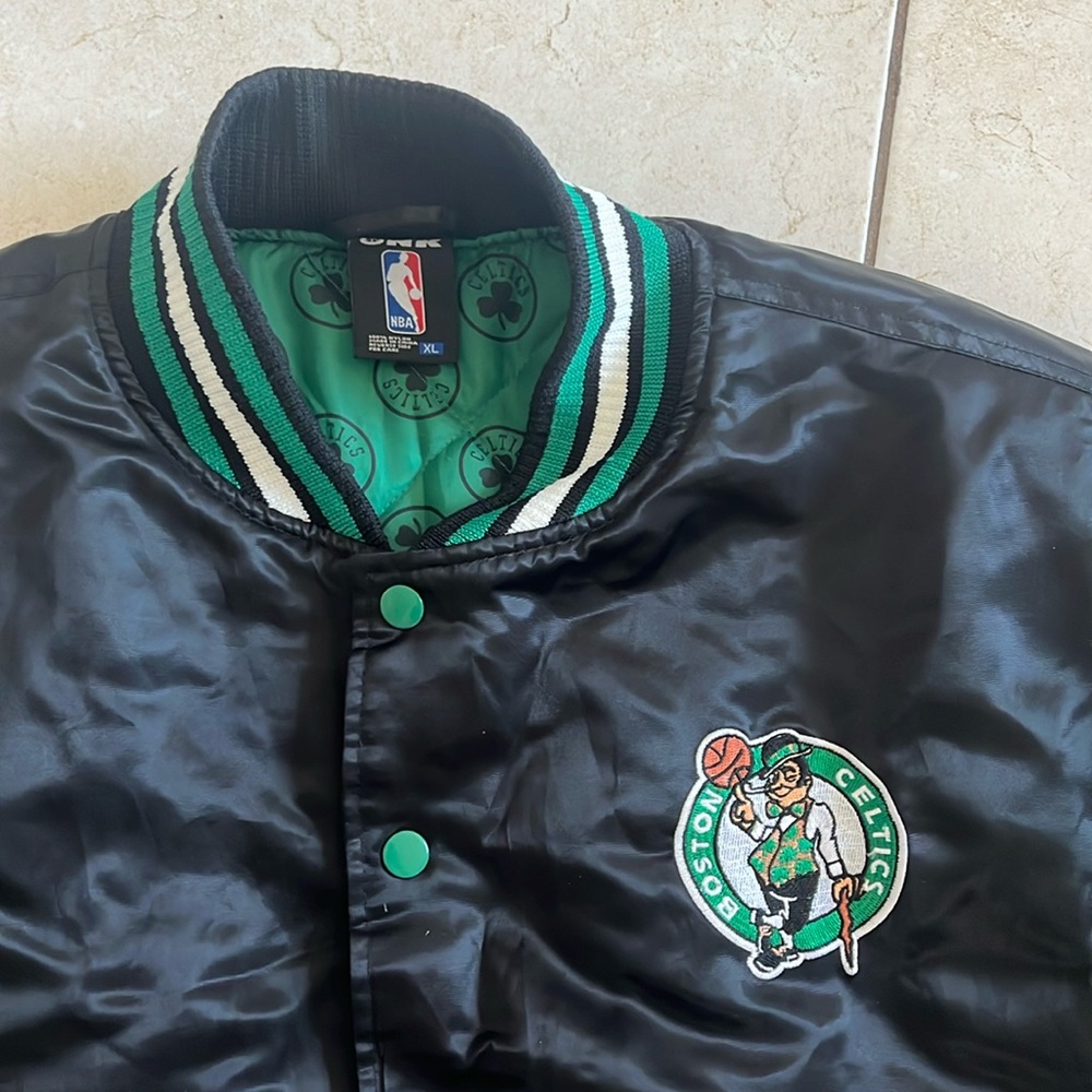 NBA Boston Celtics Bomber Jacket Sz XL